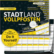 Stadt Land Vollpfosten - Do It Yourself